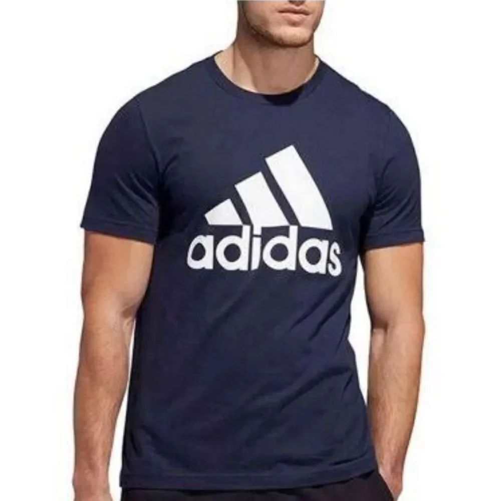 BRAND NEW ADIDAS MEN'S ESSENTIALS BIG LOGO TEE-SHIRT G1